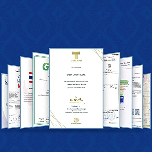 Talalay 100% Natural Premium Latex Pillow, Helps Relieve Pressure, Neck and Shoulder Pain, No Toxic Memory Foam… - Image 8