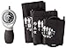 ADC - 731-BK Multikuf 731 3-Cuff EMT Kit with 804 Portable Palm Aneroid Sphygmomanometer, Small Adult, Adult and Large Adult Blood Pressure Cuffs (19-50 cm), Nylon Zipper Storage Case, Black