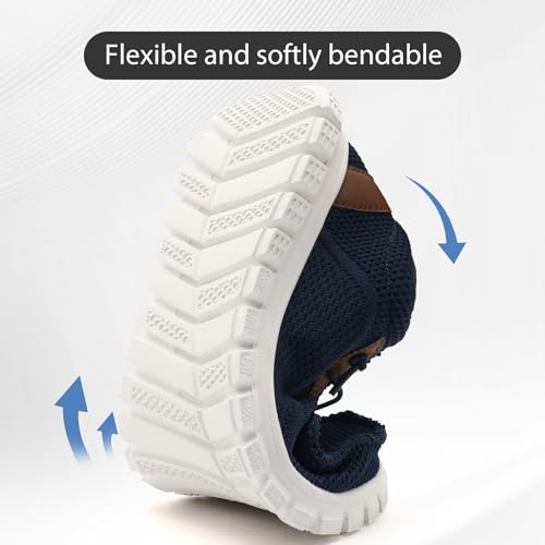 Black Shoes Mens Loafers & Slip-ons|Casual Dress Business Boat Shoes Lightweight Slip on Walking Sneakers Slippers4