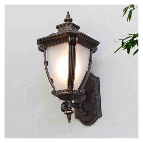 Lampe murale extérieure de villa en aluminium pur de style classique