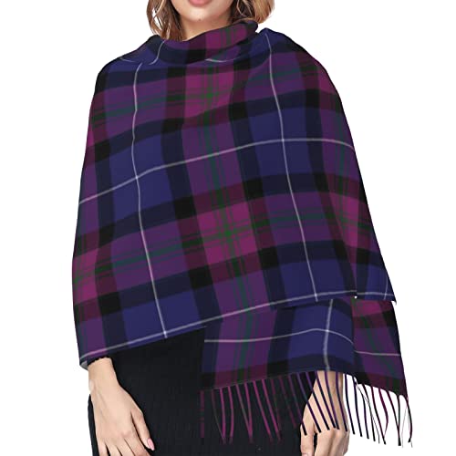 Winter Warm Wrap Shawl Somerset Tartan Print Scarves Blanket Scarf For Women Men4