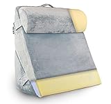 GOOD VIBES - Wir versprechen Ihnen keine medizinischen Wunder - aber entspannen Sie auf hohem Niveau! Ein Hochlagern kann viele Vorteile mit sich bringen. Bringen Sie ihren Kreislauf in Schwung oder verbessern Sie Ihre Atmung. Stabilisieren Sie Ihre Rückenlage und vermeiden oder lindern Sie lästige Verspannungen. Entlasten Sie ihre erschöpften Beine. Ein Keilkissen kann Knieschmerzen, Krampfadern oder Ödeme lindern. Durch die erhöhte Liegefläche auch gut geeignet bei Reflux.