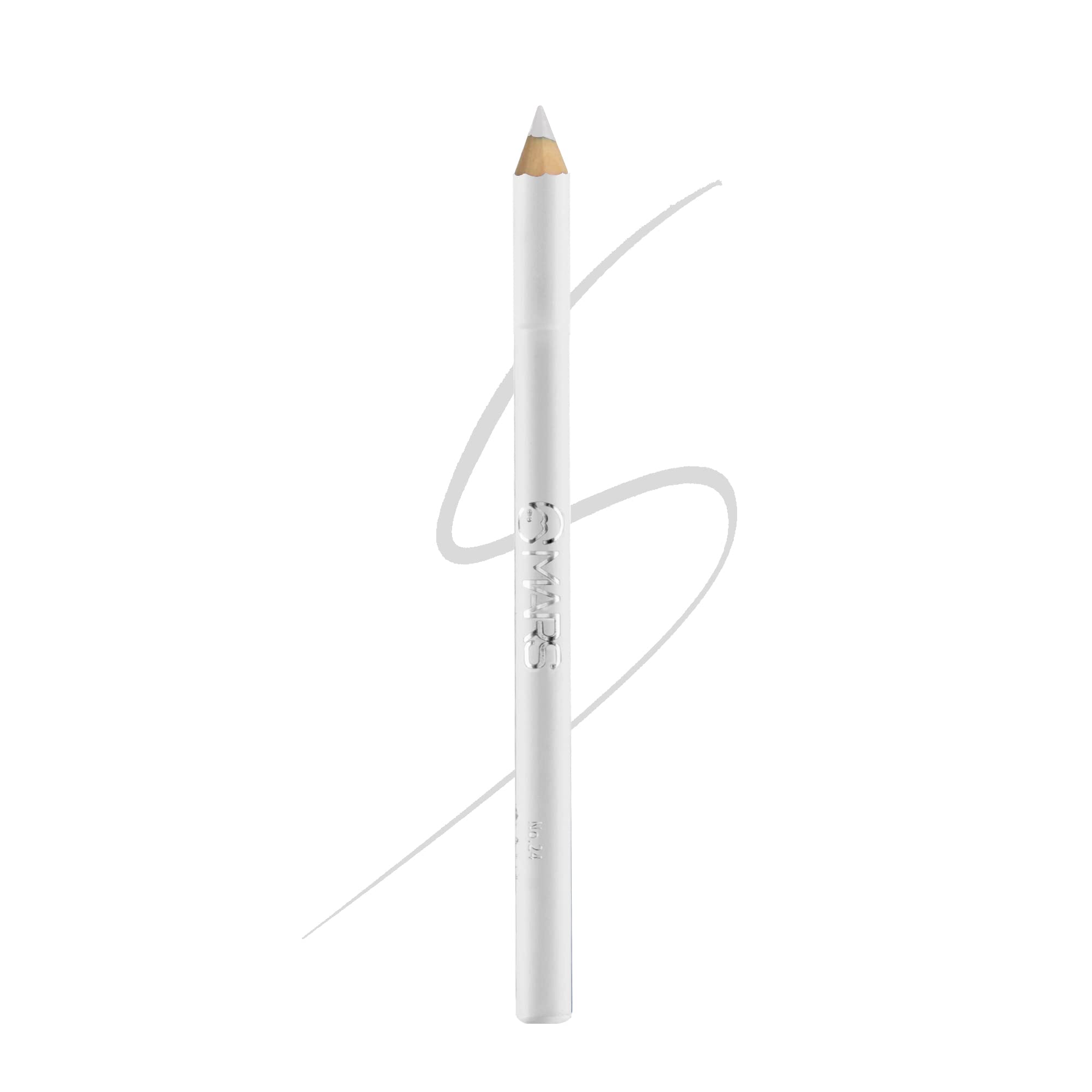 MARS Lip & Eyeliner Pencil Long Lasting water proof-(White 24),0.6 gm