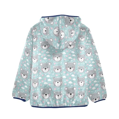 Cute Koala Boys Fleece Coat,Children's Zip-Up Hoodie Jacket,Baby Warm Fashion Outerwear 3-10T,A1134662