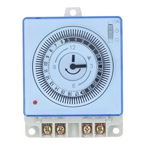 Tomotato Mechanische Zeitschaltuhr 24-Stunden Modell 1G5YB24