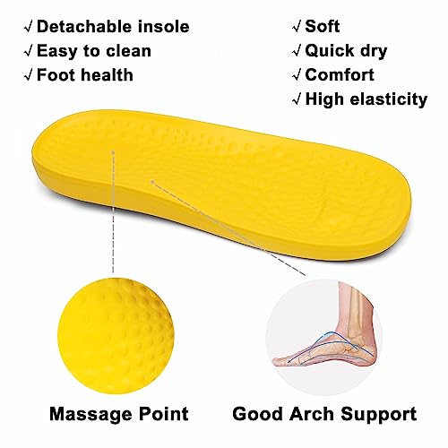 Image of VZQ Women and Men Arch Support Clogs Slip-on Garden Shoes Outdoor Beach Slippers Sandals with Plantar Fasciitis Feet Cushion Insoles