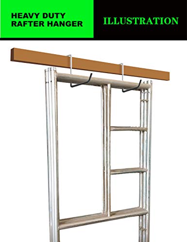 POETISKE Ladder Hook Bike Bicycle Rafter Hanger Large S Fence Beam Garage Storage Set Non-slipping Coated Durable 4pack