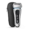 Braun Series 8 8330s Next Generation, Electric Shaver for Men, Rechargeable and Cordless Razor, Silver, Fabric Travel Case, Wet and Dry, Foil Shaver