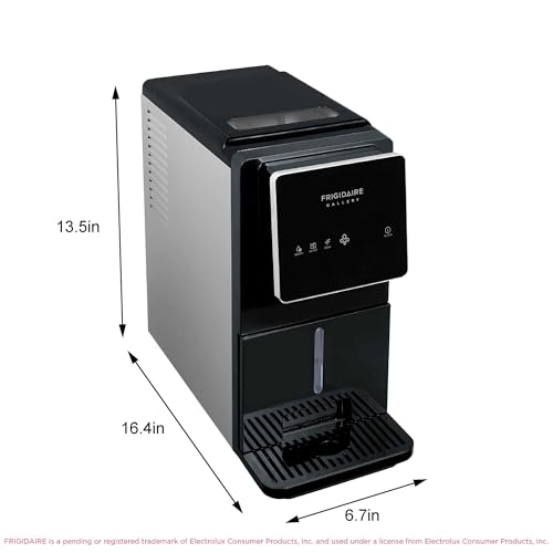FRIGIDAIRE Touchscreen Nugget Ice Maker, Countertop Ice Machine, Sonic Ice Maker with 33 lbs. Capacity, Slate by Frigidaire - Used condition - Image 5