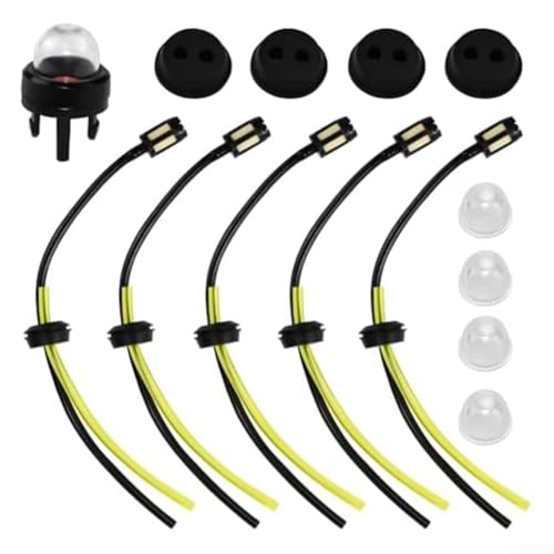 14-teiliges umfassendes Rasenmäher-Kraftstoff-Set, wesentliche Teile, einschließlich Schläuche und Glühbirnen für Trimmer und Gartenmaschinen