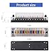 12-Way 12V Fuse Box Blade, 12-Volt Fuseholder, No LED Indicator, Moisture Resistant Cover - with Ground Bus 12-Way Independent Positive Fuseholder for 12V/24V Cars, Car Trucks, Boats, Marine Vehicles