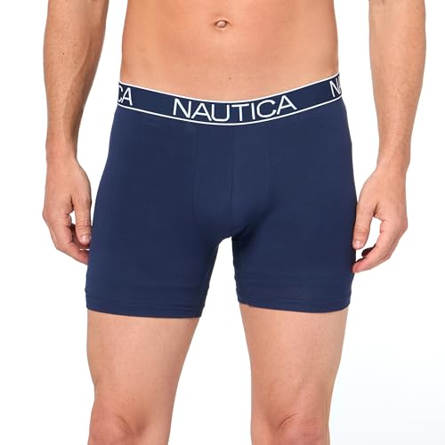 Nautica Men's 3-Pack Modal Stretch Boxer Briefs - image 2