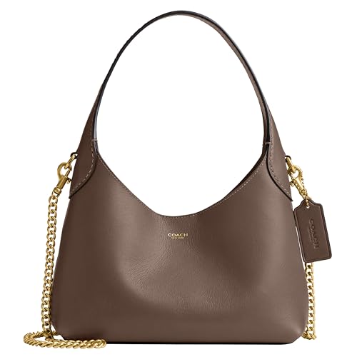Sac Coach Brooklyn 23 Dark Stone en cuir de qualité supérieure