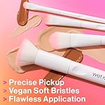 wet n wild Kabuki Brush, Flat Top for All Formulas, Densely-Packed Synthetic Bristles, Ergonomic Handle for Comfortable Control - Image 4