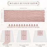 Zoom IMG-1 ezvsevuo runner da tavola rosa