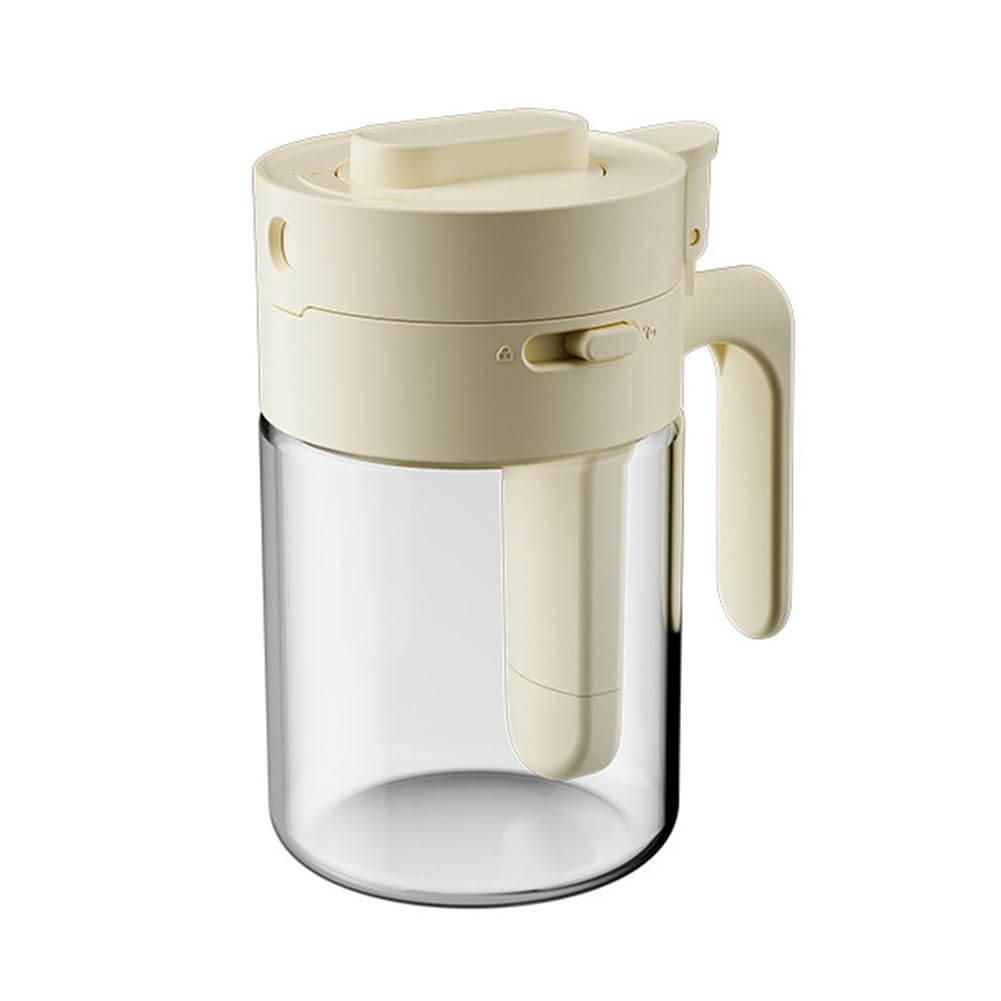 CTRLZS Seasonings and Spices Organizer,2-In-1 Spice Holder, Detachable Spice Jar with Spoon Cream Color
