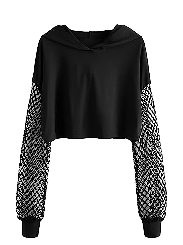 crop hoodie and fish net Verdusa Women's Fishnet Drop Shoulder Long Sleeve Sweatshirt Pullover Black M at Amazon Women's Clothing store SIZE S 1 Daiwa reel service : Flatfish. Custom Painted Lures Color:CF - CLOWN FISH