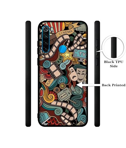 Image of Movies Design Premium 2D Printed Metal Back Case Cover for Mi Redmi Note 8 4G
