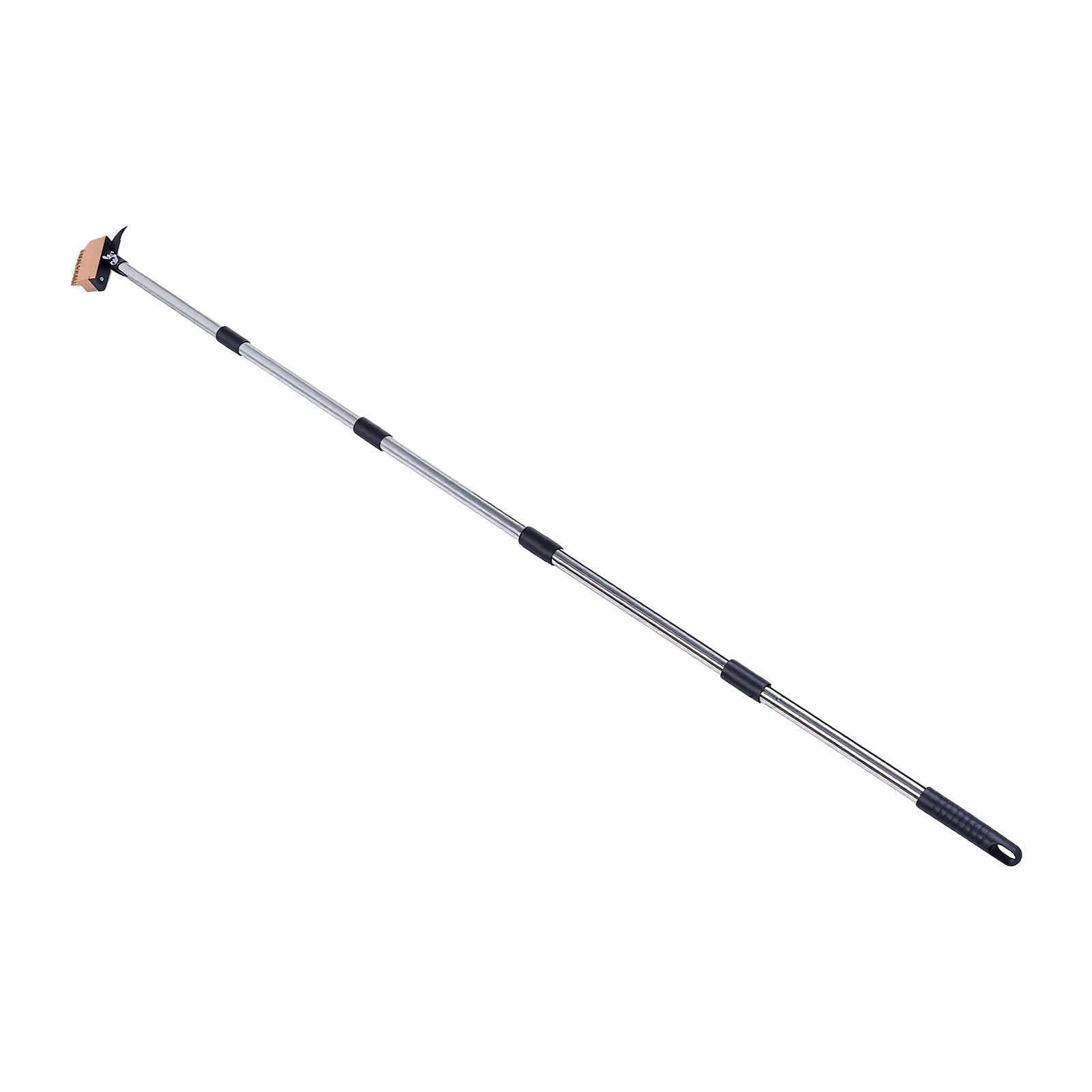 ZJchao Brosse de Désherbage à Long Manche, Brosse de Jardin Réglable