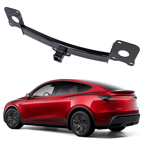 Autekcomma Tesla Model Y Rear Trailer Hitch Tow Hitch 2 Receiver Tow Hook Adapter Fit 2025 Model Y Juniper (Not for 2026 Excluded Hook)