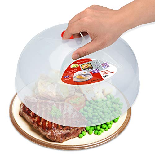 Microwave Splatter Cover Microwave Cover for Food Large Microwave Plate Cover Guard Lid with Steam Vents Keeps Microwave Oven Clean 115 Inch BPA Free Dishwasher Safe