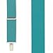 Suspender Store Solid Color Suspenders - 1.5-Inch Wide Elastic Straps - X-Back - Clip - 42