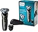 Philips S6640/44 Series 6000 - Afeitadora eléctrica en seco y húmedo con sistema de corte MultiPrecision y recortador de barba SmartClick