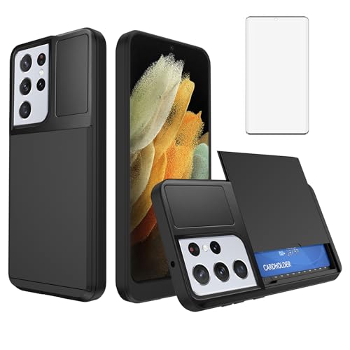 Coque Samsung Galaxy S21 Ultra 5G antichoc pour voyager léger sans portefeuille
