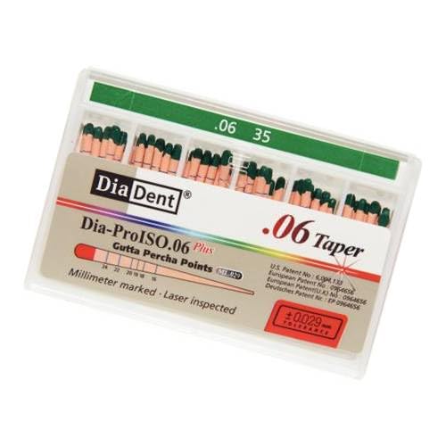 DiaDent ML116-607 Dia-ProISO GT Gutta Percha Points .06#35 60/Bx