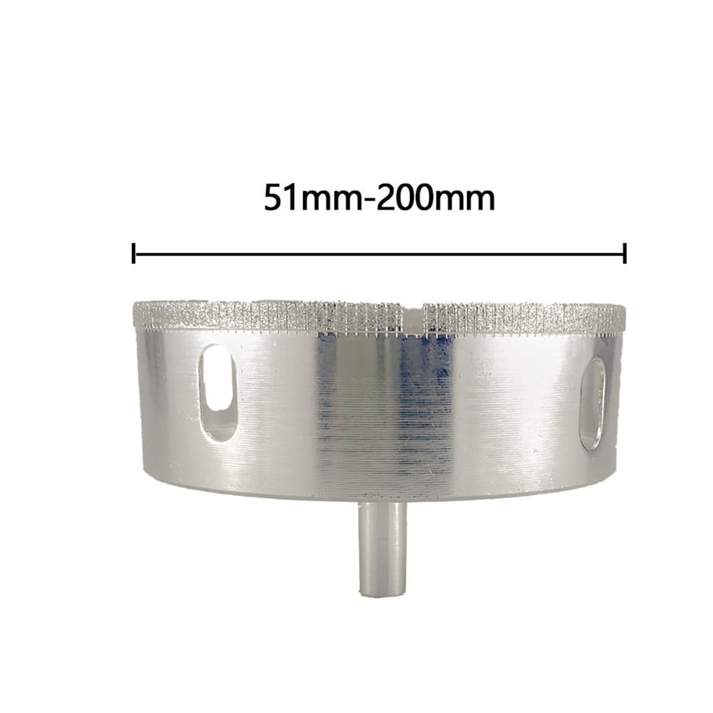 1 szt. 51-200mm otwornica do szkła wiertła diamentowe korona wiertnicza do płytek marmurowych ceramiczne elektronarzędzia, 155mm