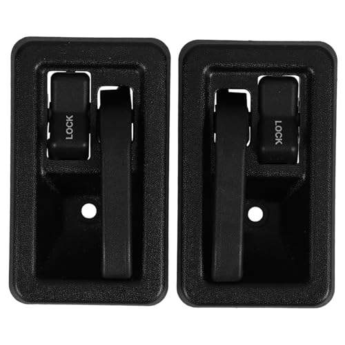 Cabilock 1 Par Manija De La Puerta Del Coche Accesorios Para Automóviles Manija Auxiliar De La Puerta Del Coche Manija De La Puerta Interna Interior Mangos Abs Black