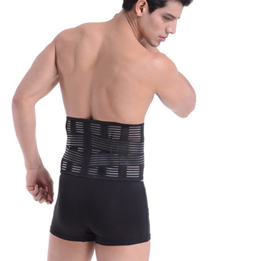 Shapewear Herren Bauchweggürtel Schwitzgürtel Fitness Sauna Gürtel zum Fettverbrennung Taille Trimmer Bauchgürtel Abnehmen Waist Trainer Verstellbarer Body Shaper Bauchweg Taillenformer S-2XL