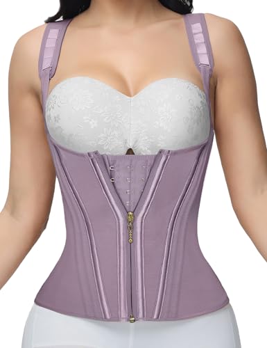 Image of SHAPSHE Waist Trainer for Women, Tummy Control Sports Girdle, Workout Body Shaper with Adjustable Shoulder Strap