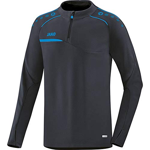 Preisvergleich Produktbild JAKO Herren Ziptop Prestige, anthrazit / JAKO blau, XL, 8658