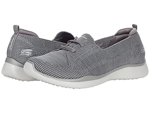 Image of Skechers Women Microburst 2.0 Irresistible Slip Ons Gray