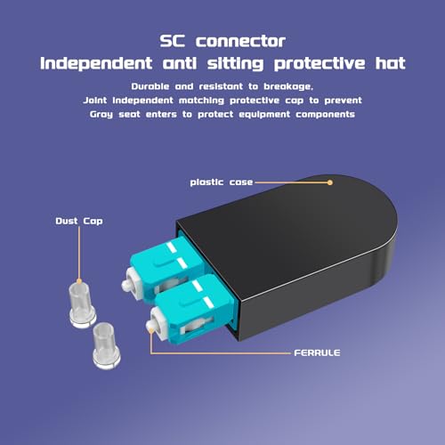 Cable de bucle de fibra óptica SC/UPC OM3 y enchufe de prueba multimodo para sistemas dúplex 3