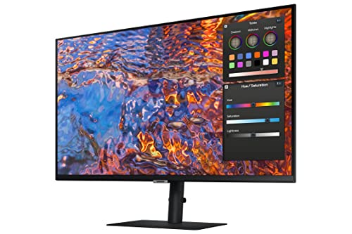Image of SAMSUNG 32-Inch ViewFinity S80PB Series UHD Monitor, DCI-P3 98%, VESA DisplayHDR 600, IPS Panel, Matte Display, USB-C, PIP /PBP, Intelligent Eye Care, LS32B806PXNXGO, 2023