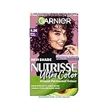 Garnier Nutrisse Ultra Color 4.26 Ultra Violet Permanent Hair Dye, Electrifying Bold 8-Week Colour, Up to 100% Grey Coverage, Vegan Formula for 3x Shinier & Stronger Hair with 5-Oil Conditioner