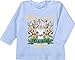 Ostergeschenke Ostern Baby Kleidung - Mein erstes Osterfest 2022 - grün - 6/12 Monate - Babyblau - Shirts 12 Monate - BZ11 - Baby Langarmshirt für Jungen und Mädchen