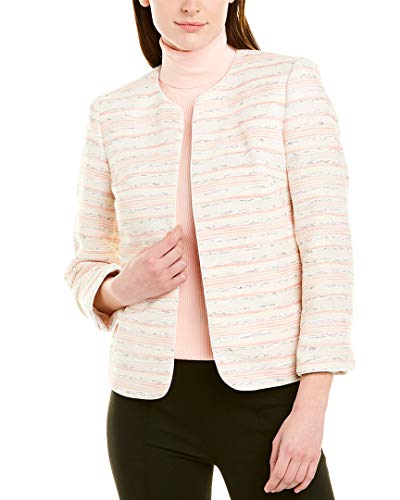 Anne Klein Womens Jacket, 14, Pink