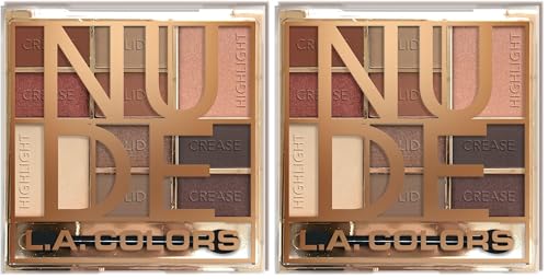 Image of L.A. COLORS Color Block Eyeshadow, Nude CES135 (Pack of 2)