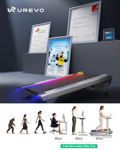 UREVO CyberPad Smart Walking Pad with 14% Auto-Incline — view 8