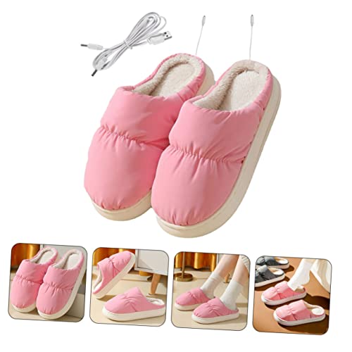 Pantuflas calefactoras USB para pies cómodas miniatura 7