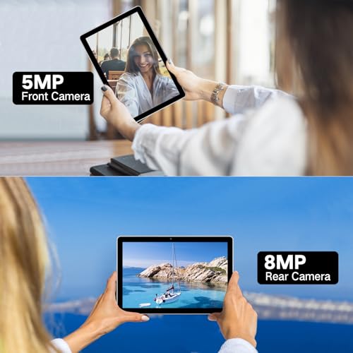 LECTRUS Android Tablet 10.1 inch, 2025 Cellular Tablets with SIM Card Slot, 4G LTE Tablet & Phone, 64GB Storage, 1280x800 IPS, Dual Cameras 8H Battery 5G Wifi with Case の商品画像 6