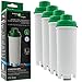 FilterLogic CFL-950B | Wasserfilter kompatibel mit DeLonghi DLS C002, DLSC002 Filterpatrone für Maestosa, Primadonna, Magnifica, Dinamica, Eletta, Autentica, ECAM Kaffeevollautomaten (4er Pack)