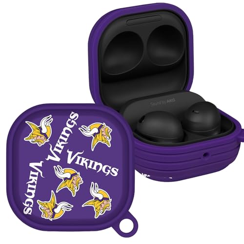 GAME TIME Minnesota Vikings HDX Case Cover Compatible with Samsung Galaxy Buds Pro (Select)