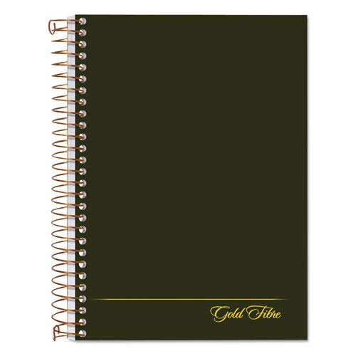 Gold Fibre Personal Notebook, College/Medium, 7 x 5, Classic Green, 100 Sheets