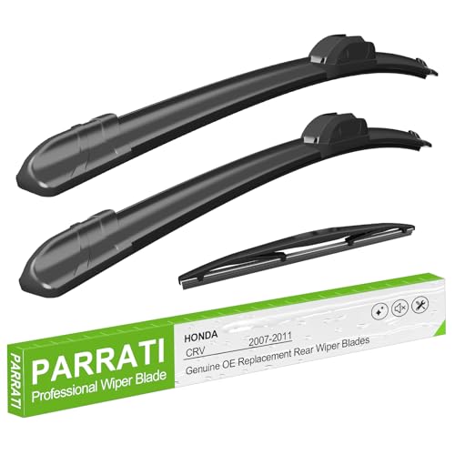 Image of PARRATI Windshield Wiper Blades Fits for 2007-2011 Honda CRV (26 inch+16 inch+14 inch)