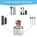 Marbrasse Desk Organizer, 360-Degree Rotating Pen Holder, Desk Organizers and Accessories with 5 Compartments Pencil Holder, Art Supply Storage Box Caddy for Office, Home（White）