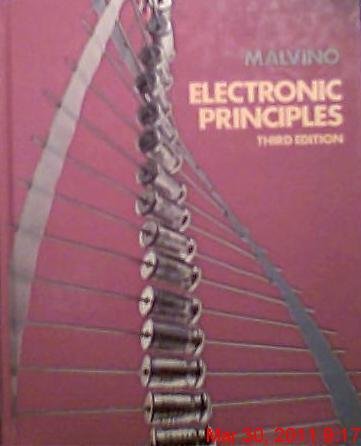 Electronic principles 0070399123 Book Cover